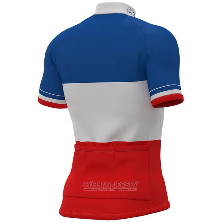 2018 Cycling Jersey France Red White Short Sleeve and Bib Short